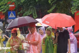 Thời tiết dịp Quốc khánh 2/9: Thủ đô Hà Nội sáng có lúc mưa rào