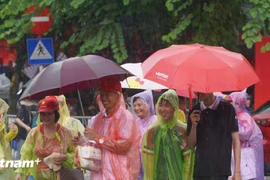 Thời tiết dịp Quốc khánh 2/9: Thủ đô Hà Nội sáng có lúc mưa rào