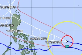 Bão Fung wong sắp đạt cực đại, di chuyển rất nhanh về hướng Biển Đông