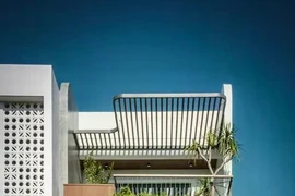 'Độc lạ' nhà phố thiết kế giao thoa nhiều lối kiến trúc