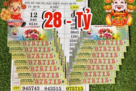 Người đàn ông ở Bình Dương trúng 13 tờ vé số giải độc đắc