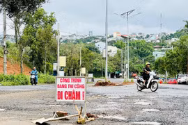 Đường ra Bệnh viện Nhi tỉnh sắp được nâng cấp