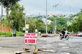 Đường ra Bệnh viện Nhi tỉnh sắp được nâng cấp