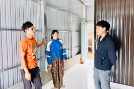 Niềm vui từ những căn nhà chữ thập đỏ