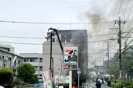 Nổ ở Tokyo (Nhật Bản), 10 người bị thương