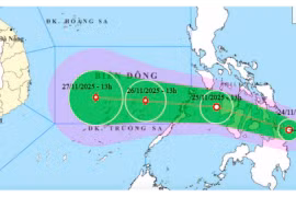 Áp thấp nhiệt đới khi nào thành bão số 15, khu vực nào chịu tác động?