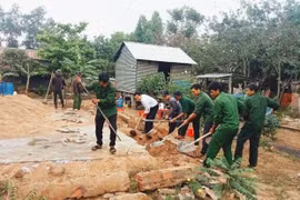 Ia Pa phát huy vai trò các đội xung kích trong xóa nhà tạm, nhà dột nát