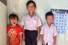 3 anh em từ 5 đến 10 tuổi đạp xe gần 50 km tìm cha vì... nhớ