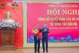 Thứ trưởng Hồ Văn Niên giữ chức Bí thư Tỉnh ủy Quảng Ngãi