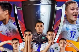 U17 Uzbekistan nhận 2 thẻ đỏ ở hiệp 1, vẫn vô địch châu Á
