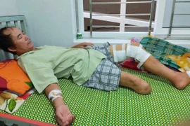 Trước khi phát bệnh, anh Hồ Ngọc Thao là lao động chính nuôi cả nhà. Ảnh: M.L.G