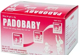 Bộ Y tế thu hồi toàn quốc lô thuốc cảm cúm Padobaby do không đạt tiêu chuẩn chất lượng