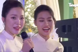 Hội phù dâu song ca tặng Đỗ Thị Hà