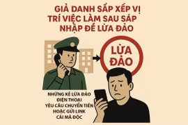 Mượn danh việc sắp xếp vị trí việc làm sau sáp nhập để lừa đảo