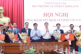 Công bố quyết định về công tác cán bộ ở 2 tỉnh Bình Định và Đắk Lắk