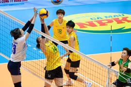 Đại diện bóng chuyền nữ Việt Nam thắng dễ ở SEALECT Cup tại Thái Lan