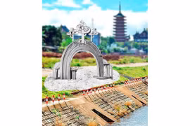 “Bảo tàng mở” bên suối Hội Phú