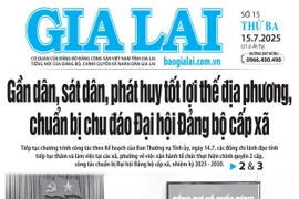 Báo Gia Lai số thứ ba ngày 15-7-2025
