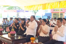 Cầu siêu cho 9 liệt sĩ tại Stung Treng