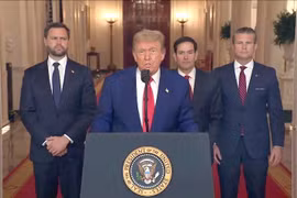 Tổng thống Mỹ tuyên bố các cơ sở hạt nhân của Iran bị phá hủy hoàn toàn