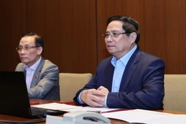 Thủ tướng chủ trì cuộc họp khẩn trực tuyến từ Algeria về ứng phó mưa lũ, thiên tai, cứu hộ, cứu nạn