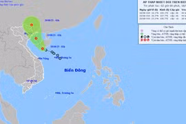 Tin mới nhất về áp thấp nhiệt đới trên Biển Đông