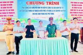 Mô hình điểm bảo đảm trật tự an toàn giao thông trong trường học: Hiệu quả thiết thực