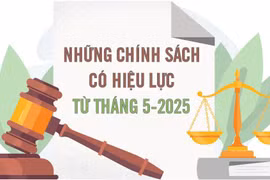 Những chính sách nổi bật, có hiệu lực từ tháng 5-2025