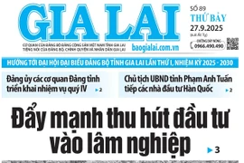 Báo Gia Lai số thứ bảy ngày 27-9-2025