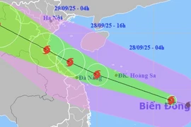 Bão số 10 Bualoi giật cấp 15, dự báo gây mưa tới 600 mm đang lao nhanh vào khu vực nào?
