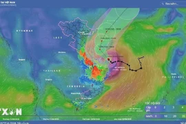 Bão số 1 di chuyển về phía Tây Nam đảo Hải Nam của Trung Quốc