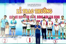 Một gia đình đam mê cầu lông