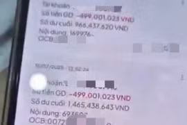 Một nữ giáo viên ở Hà Tĩnh mất gần 1,5 tỉ đồng sau cuộc gọi của “nhân viên điện lực”