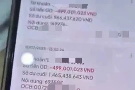 Một nữ giáo viên ở Hà Tĩnh mất gần 1,5 tỉ đồng sau cuộc gọi của “nhân viên điện lực”