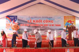 Khởi công cầu vượt lũ gần 150 tỷ đồng qua sông An Lão, tỉnh Bình Định