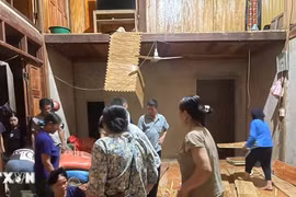 Thái Nguyên: Sập sàn nhà khiến 6 người bị thương