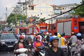 Gây cản trở xe chữa cháy, bị phạt đến 25 triệu đồng