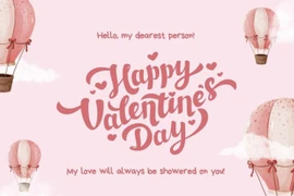 Lời chúc ngày lễ Tình nhân Valentine 14/2