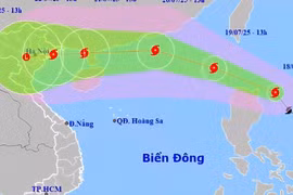 Bão Wipha có đường đi, hình dáng của YagiBão Wipha có đường đi, hình dáng của Yagi