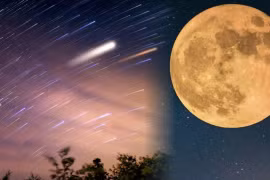 Hiện tượng cực hiếm đầu năm mới: Siêu trăng, mưa sao băng cùng xuất hiện