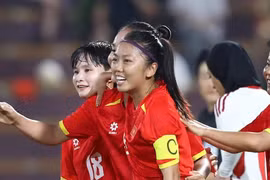 Nữ Việt Nam thắng UAE trắng 6 bàn, dẫn đầu bảng E