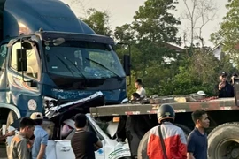 Tạm giữ tài xế gây tai nạn liên hoàn trên quốc lộ khiến 2 người tử vong