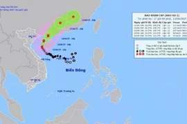 Bão số 1 tiếp tục đổi hướng, di chuyển về vùng biển phía Đông vịnh Bắc Bộ
