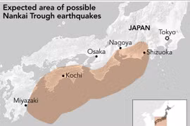 Cảnh báo khủng khiếp từ Nhật Bản: 298.000 người có thể thiệt mạng trong siêu động đất