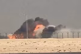 Tiêm kích Ấn Độ gặp nạn hãi hùng ở triển lãm Hàng không Dubai