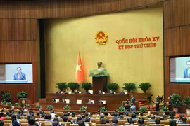 Quốc hội họp phiên toàn thể, thảo luận tại hội trường về dự thảo Luật Nhà giáo