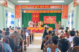 Đại biểu HĐND tỉnh tiếp xúc cử tri xã Yang Nam