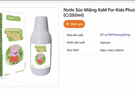 Sản phẩm Kam For Kids của Công ty Phương Đông vi phạm quy định về chất lượng và ghi nhãn. Ảnh: Internet