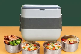 Hai nữ sinh Indonesia phát minh hộp cơm thông minh giúp kiểm tra độ an toàn của suất ăn