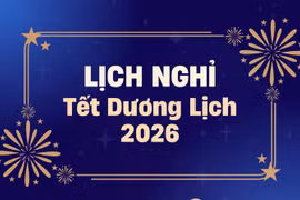 Tết Dương lịch 2026 được nghỉ mấy ngày?